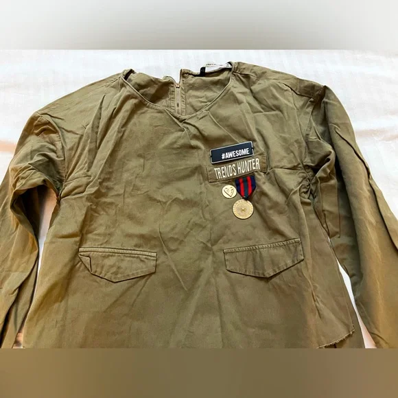 Zara Oversized Military Top - Picture 8 of 8